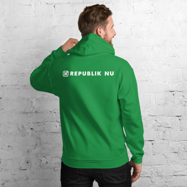 Unisex Hoodie Broderet Logo Front - Image 4