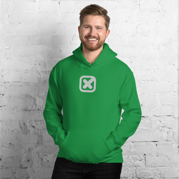 Unisex Hoodie Broderet Logo Front - Image 2